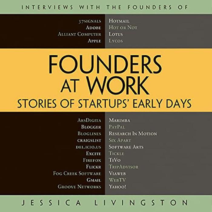 Founders at Work by Jessica Livingston
