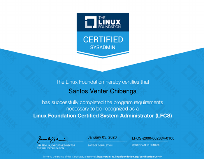 Linux Foundation Certified System Administrator (LFCS)